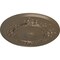 Ekena Millwork Flower Ceiling Medallion (Fits Canopies up to 3 7/8"), Hand-Painted Warm Silver, 27"OD x 1 1/8"P CM27FLWSS - alternate 3